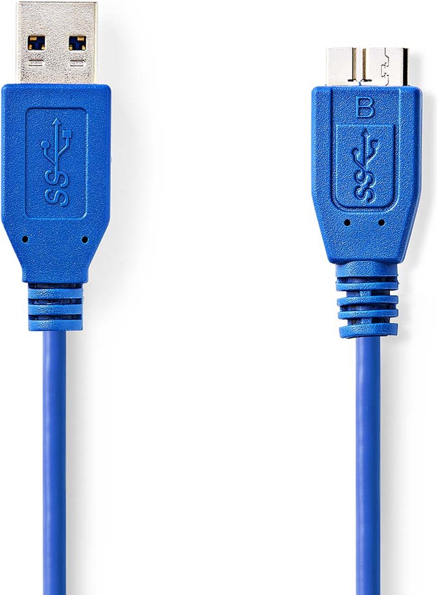 Nedis Usb-kabel 0.50 M - Blauw