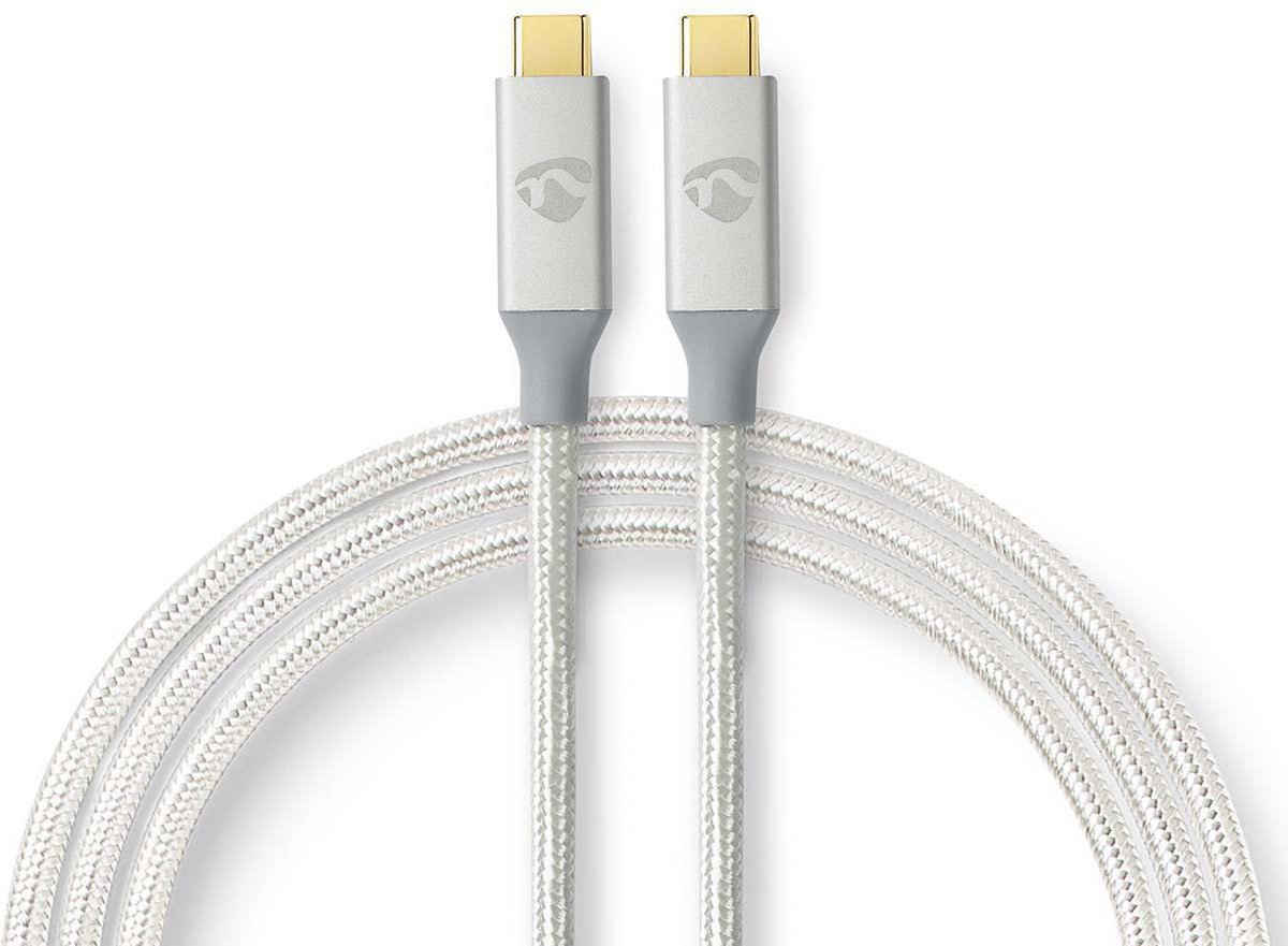 Nedis Usb-kabel - Zilver - 1.00 M