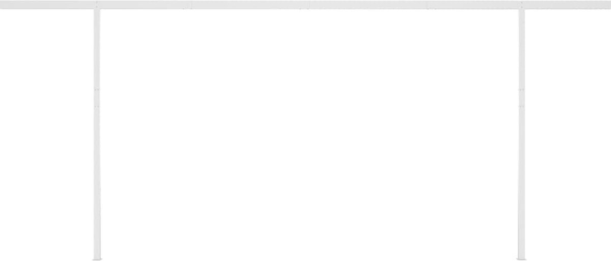 Vidaxl Luifel Automatisch Met Led En Windsensor 5x3 M Antracietkleurig