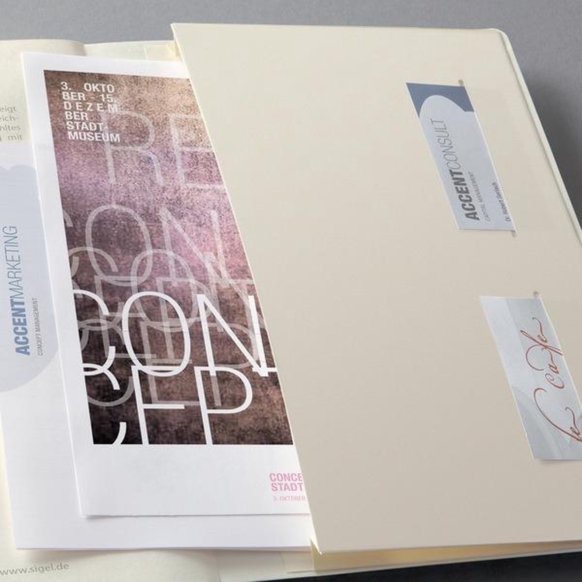 Sigel Notitieboek Conceptum A5 Softcover Gestipt - Zwart