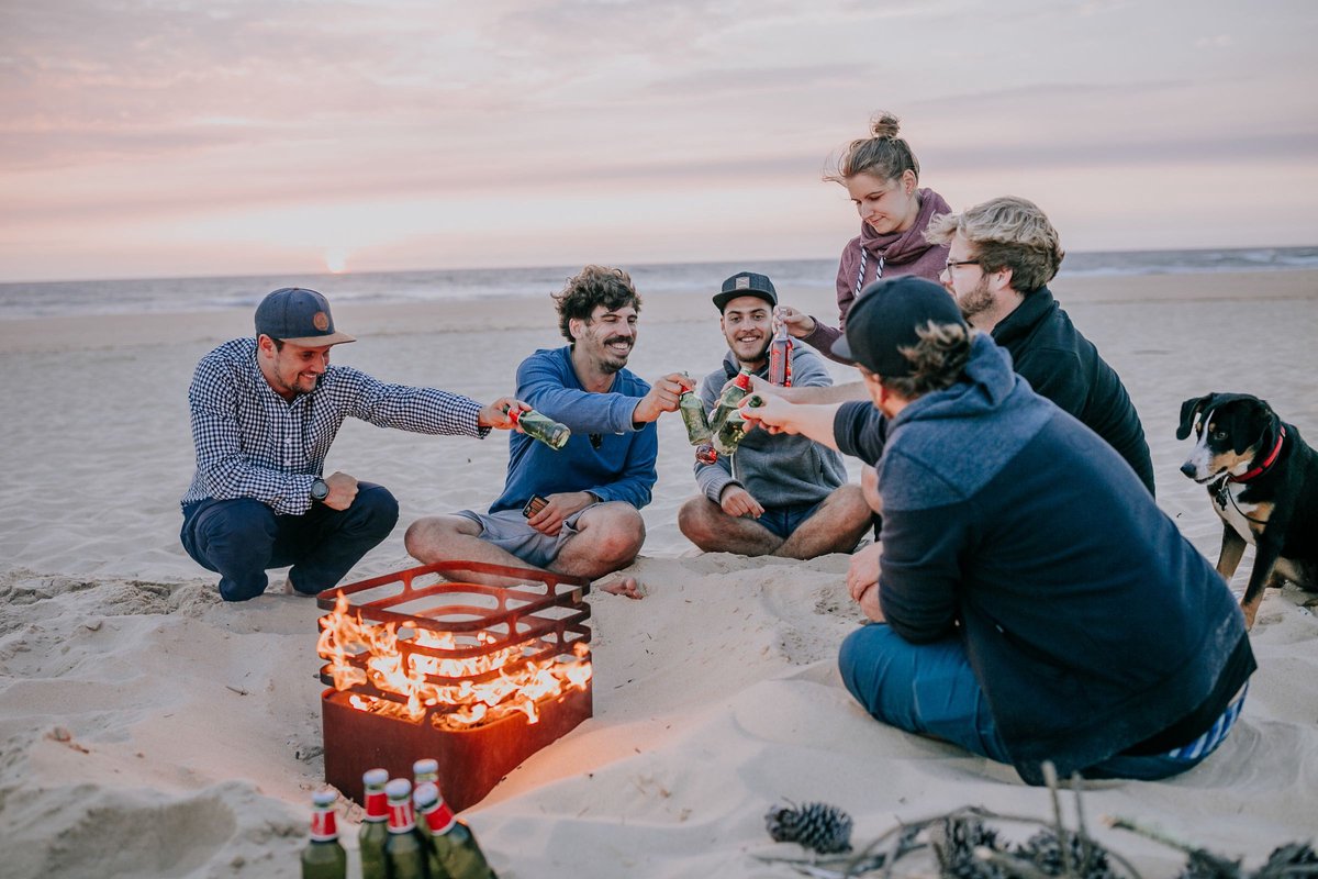 Cube Vuurkorf Cortenstaal - Bruin