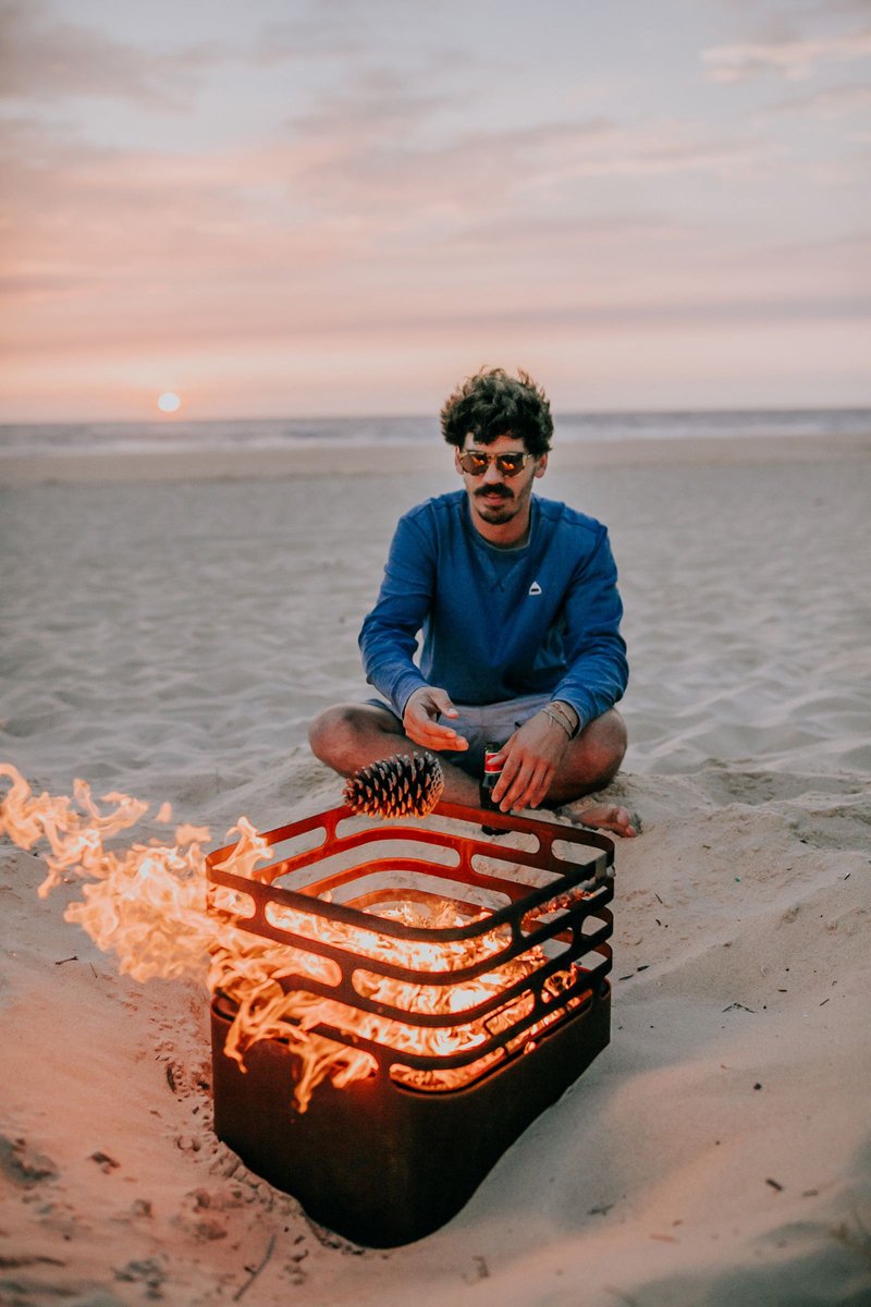 Cube Vuurkorf Cortenstaal - Bruin