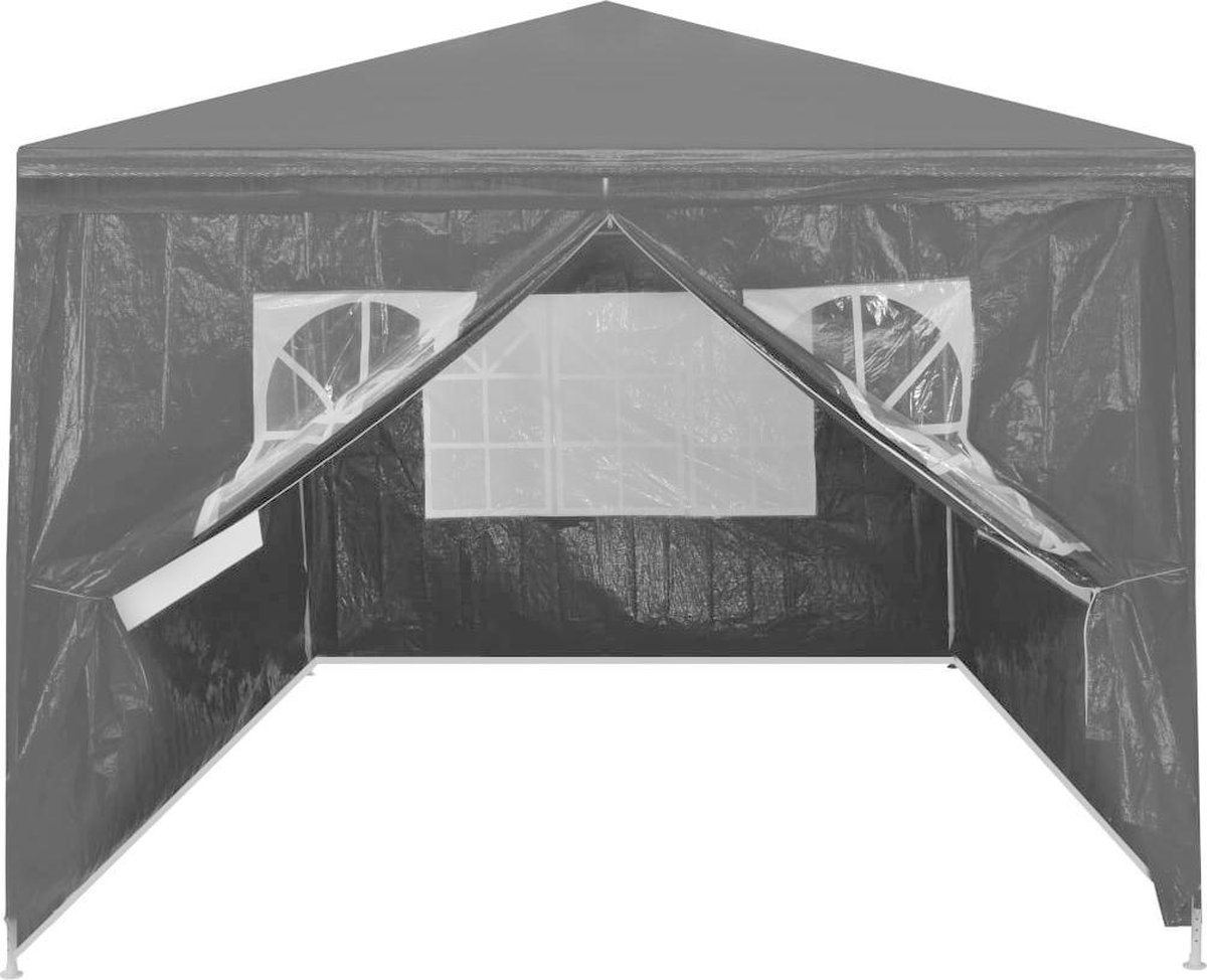 Vidaxl Partytent 3x4 M Antraciet - Grijs