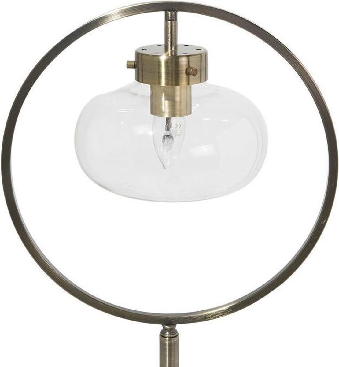 Beliani Severn Staande Lamp Metaal 35 X 35 Cm - Goud
