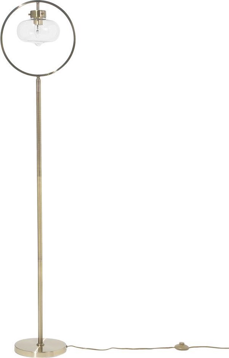 Beliani Severn Staande Lamp Metaal 35 X 35 Cm - Goud