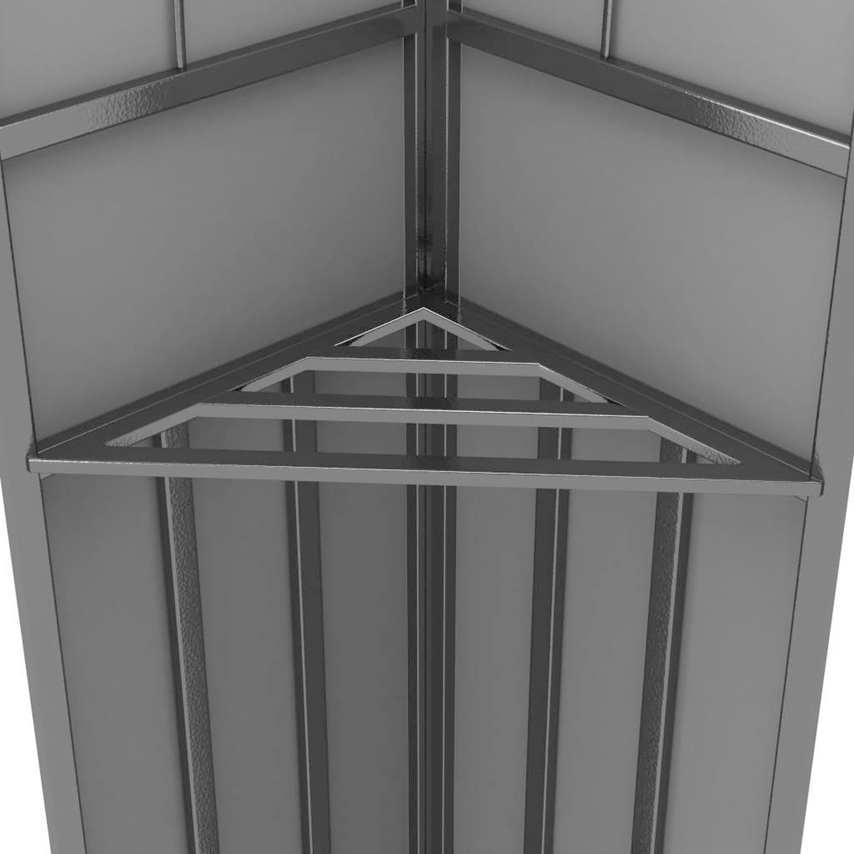 Vidaxl Prieel Met Dubbel Dak 3x6 M Antraciet