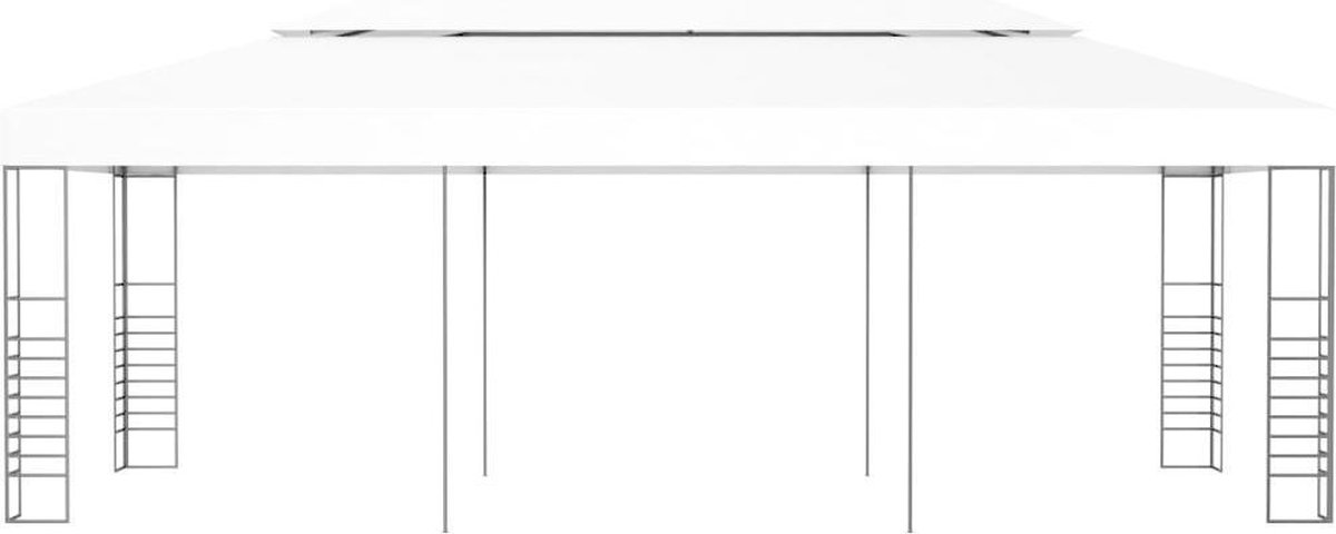 Vidaxl Tuinpaviljoen 6x3 M - Wit