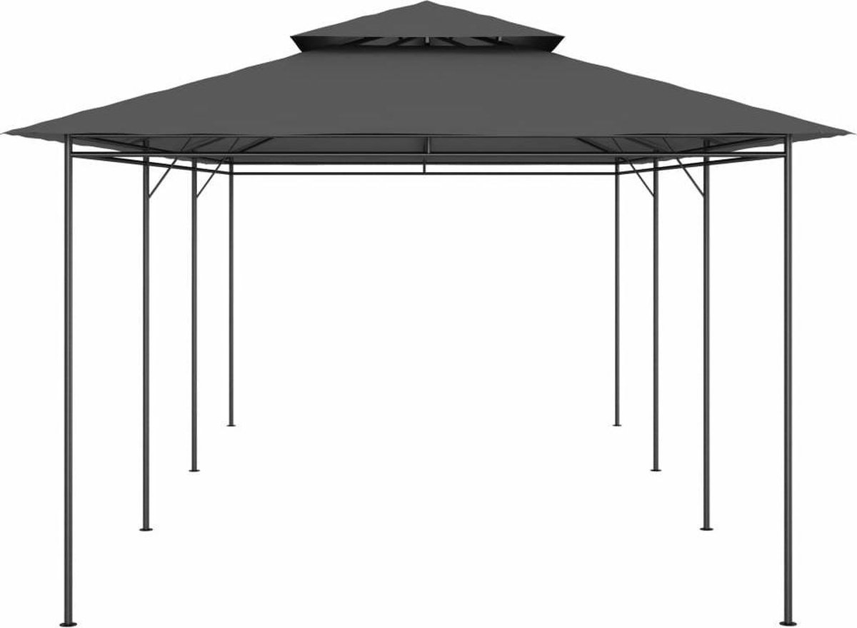 Vidaxl Prieel 600x298x270 Cm Antraciet - Grijs