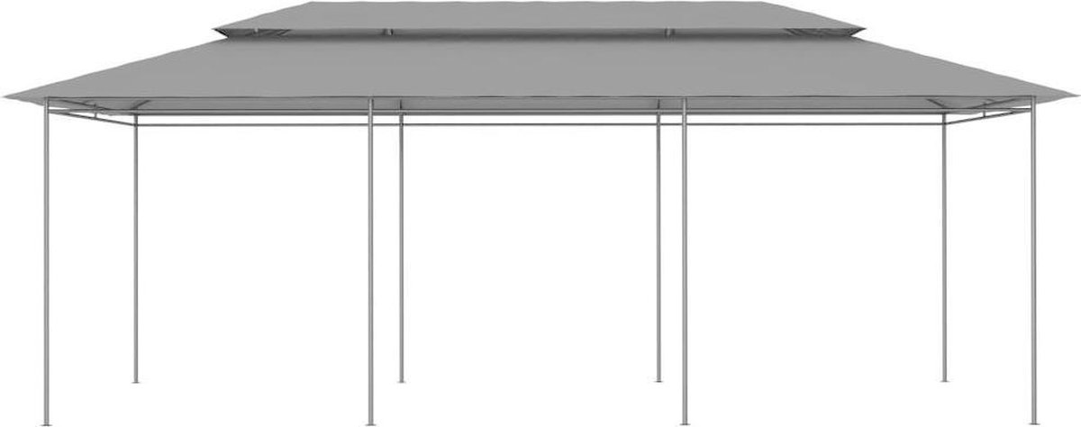 Vidaxl Prieel 600x298x270 Cm Antraciet - Grijs