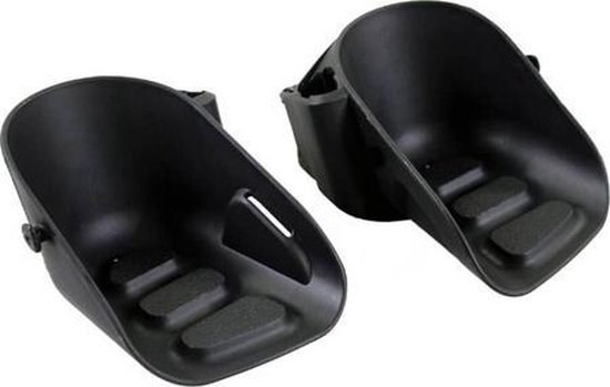 Yepp Voetenbakjes Maxi Links + Rechts - Zwart