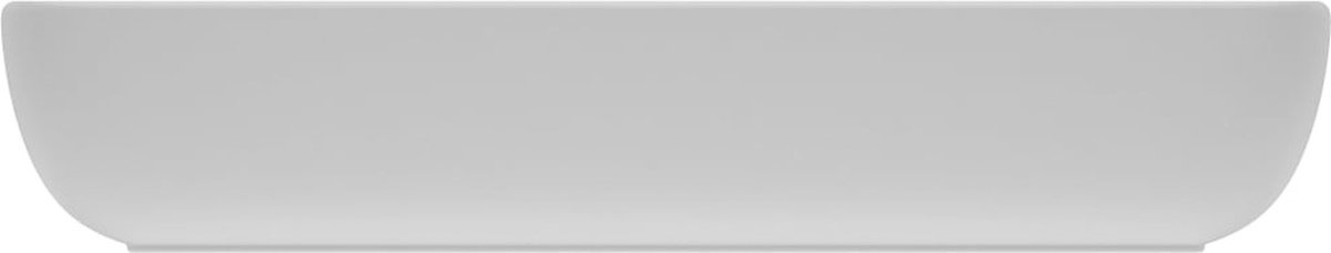 Vidaxl Wastafel Rechthoekig 71x38 Cm Keramiek Mat Licht - Grijs