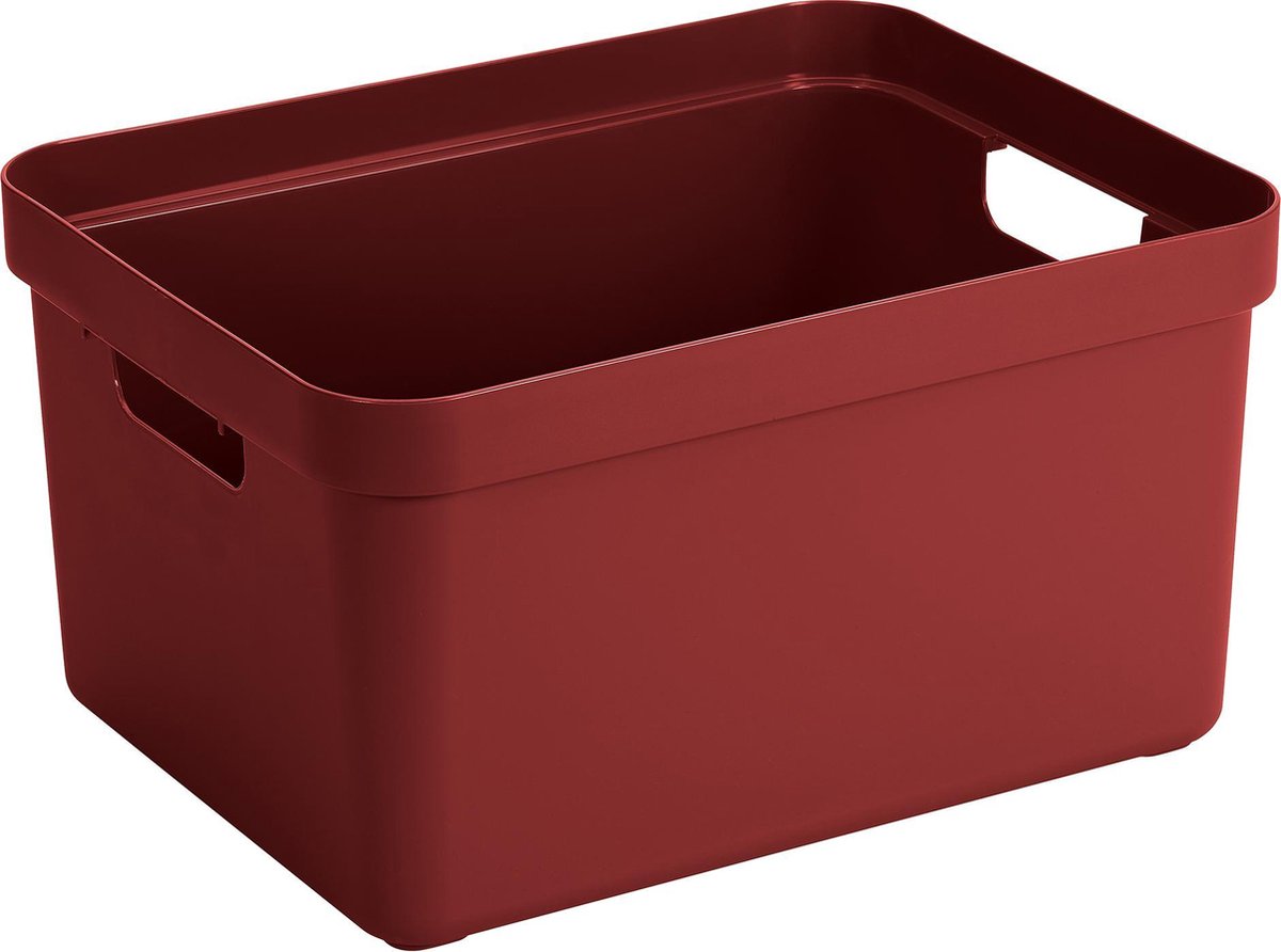 Sunware - Sigma Home Opbergbox 32l Burgundy - 44,4 X 34,2 X 24,2 Cm - Rood