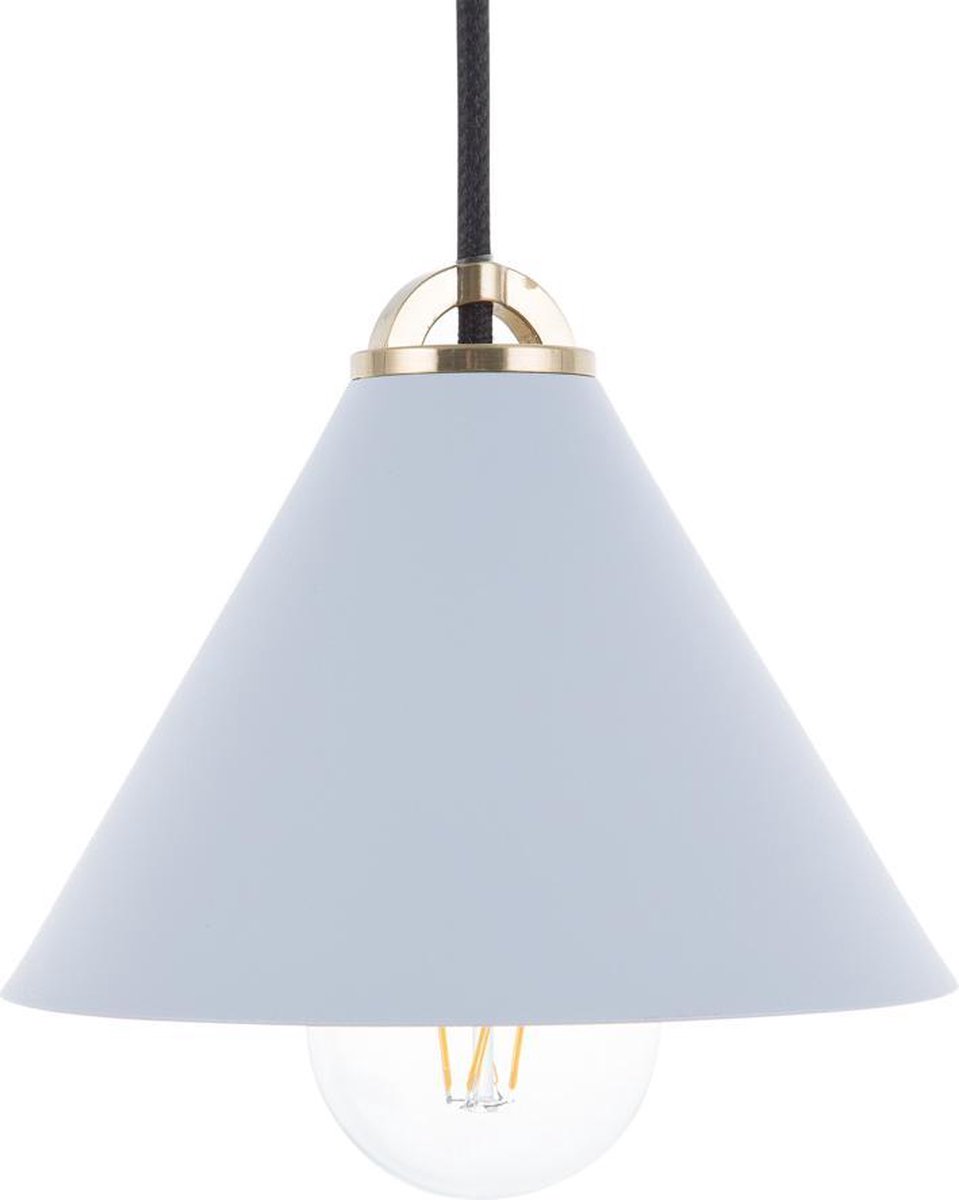 Beliani Aragon Hanglamp Metaal 16 X 16 Cm - Blauw