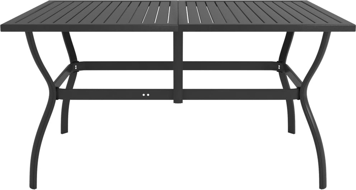 Vidaxl 7-delige Tuinset Textileen En Staal - Grijs