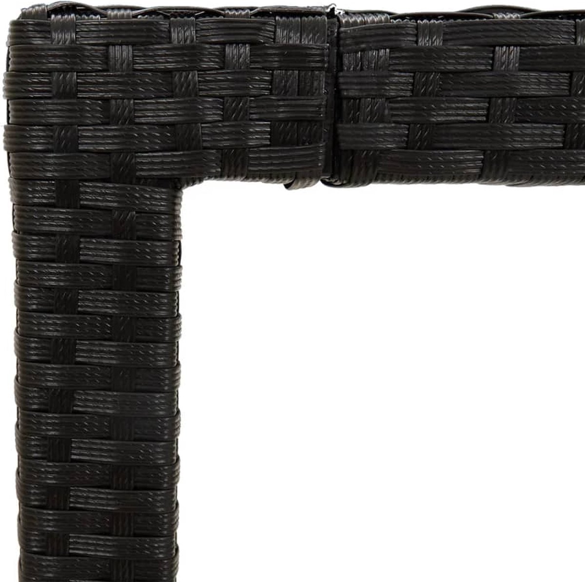 Vidaxl 7-delige Tuinset Met Kussens Poly Rattan - Zwart