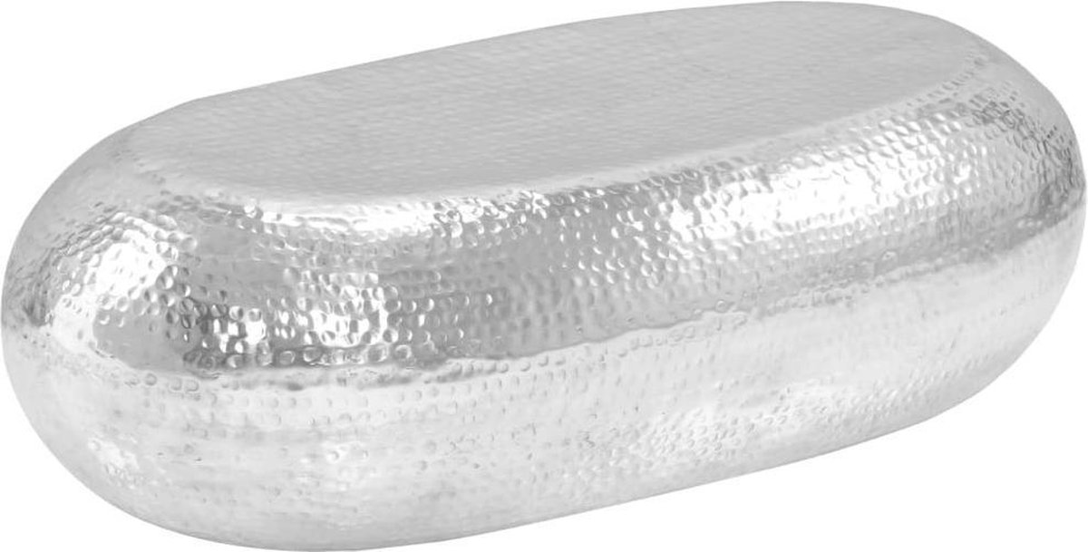 Vidaxl Salontafel 100x50x28 Cm Aluminium Zilver - Silver