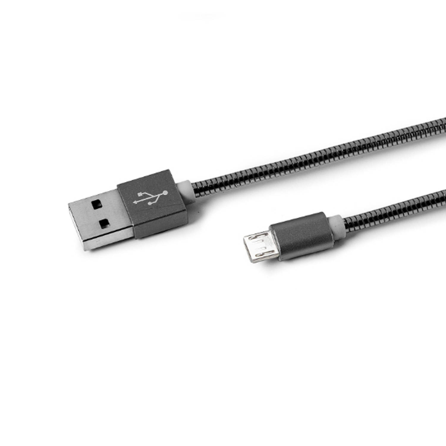 Micro-usb Kabel, 1 Meter, - Celly Snake - Zwart