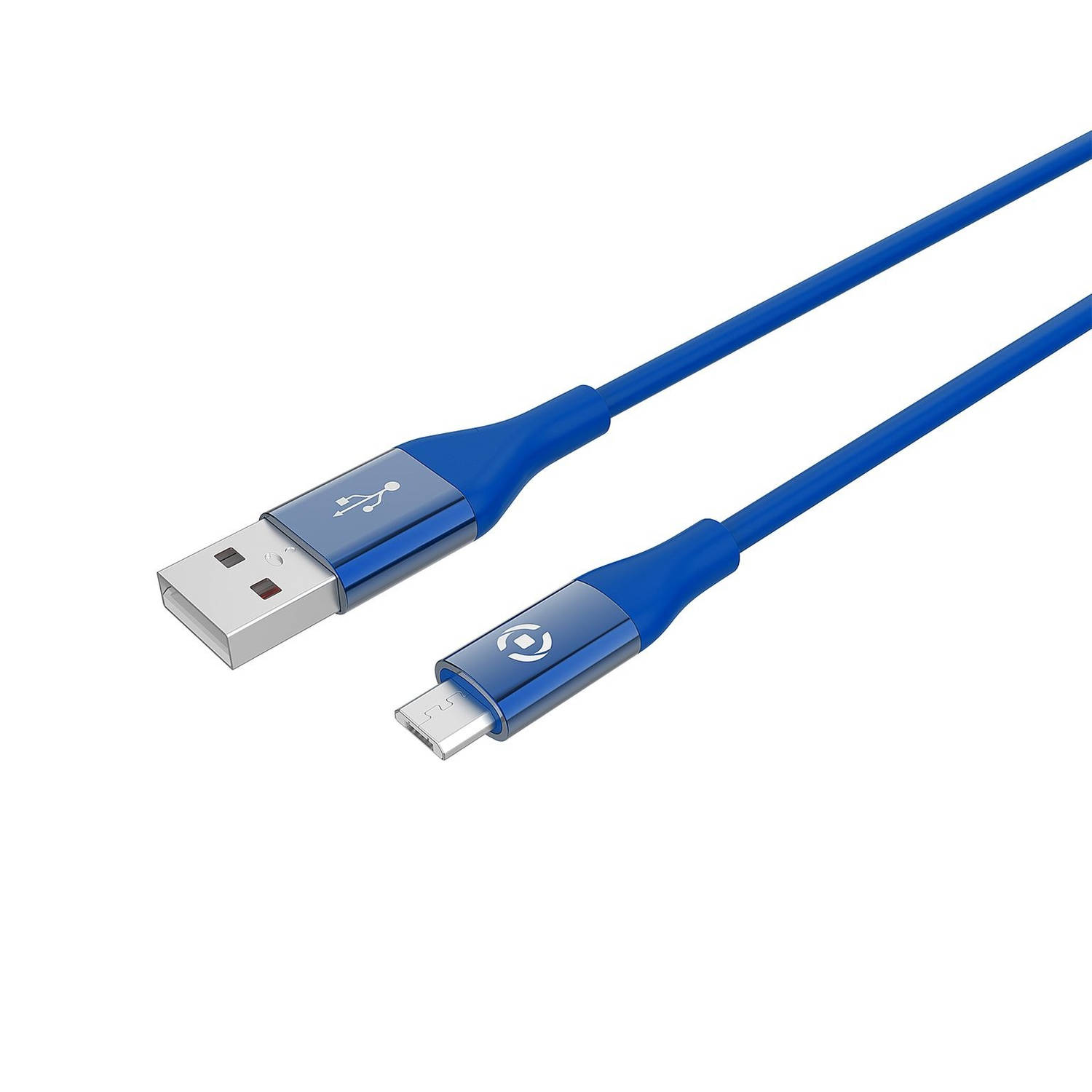 Micro-usb Kabel, 1 Meter, - Celly Feeling - Blauw