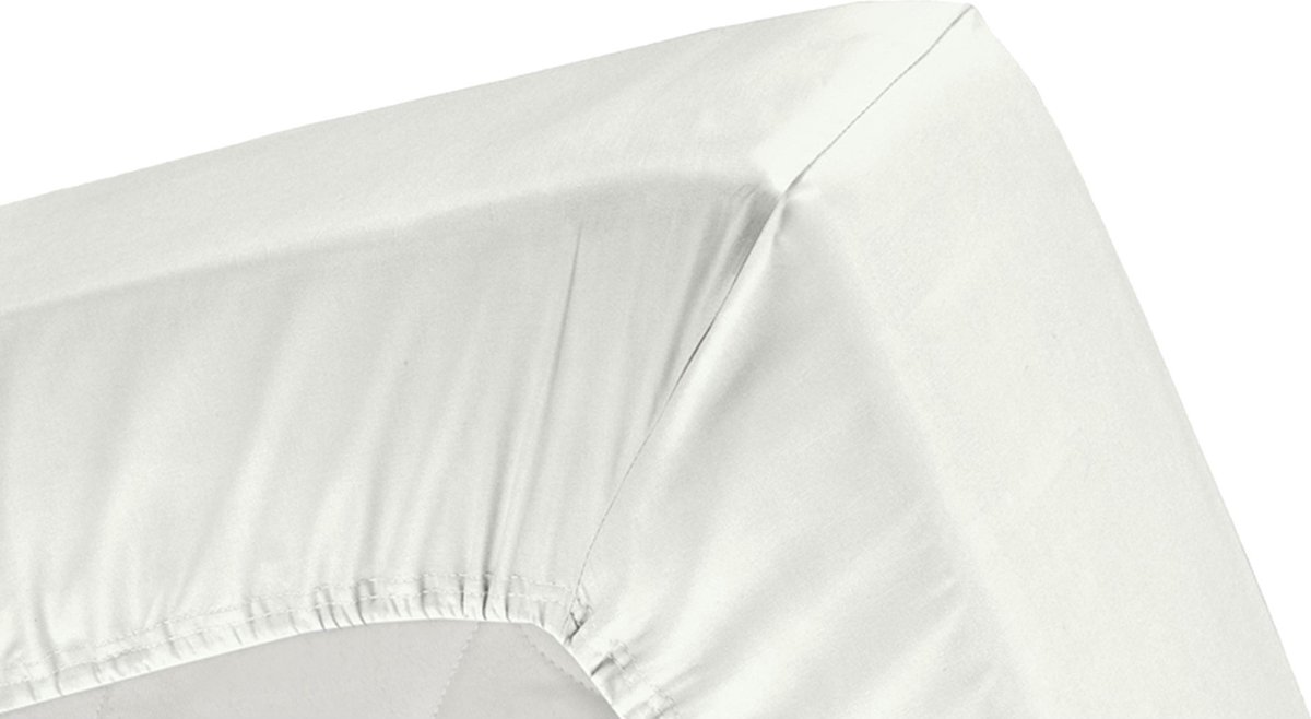 Cinderella Topper Hoeslaken Dubbele Split (Tot 15cm) - Jersey - 180x200/210cm - Ivoor - Beige