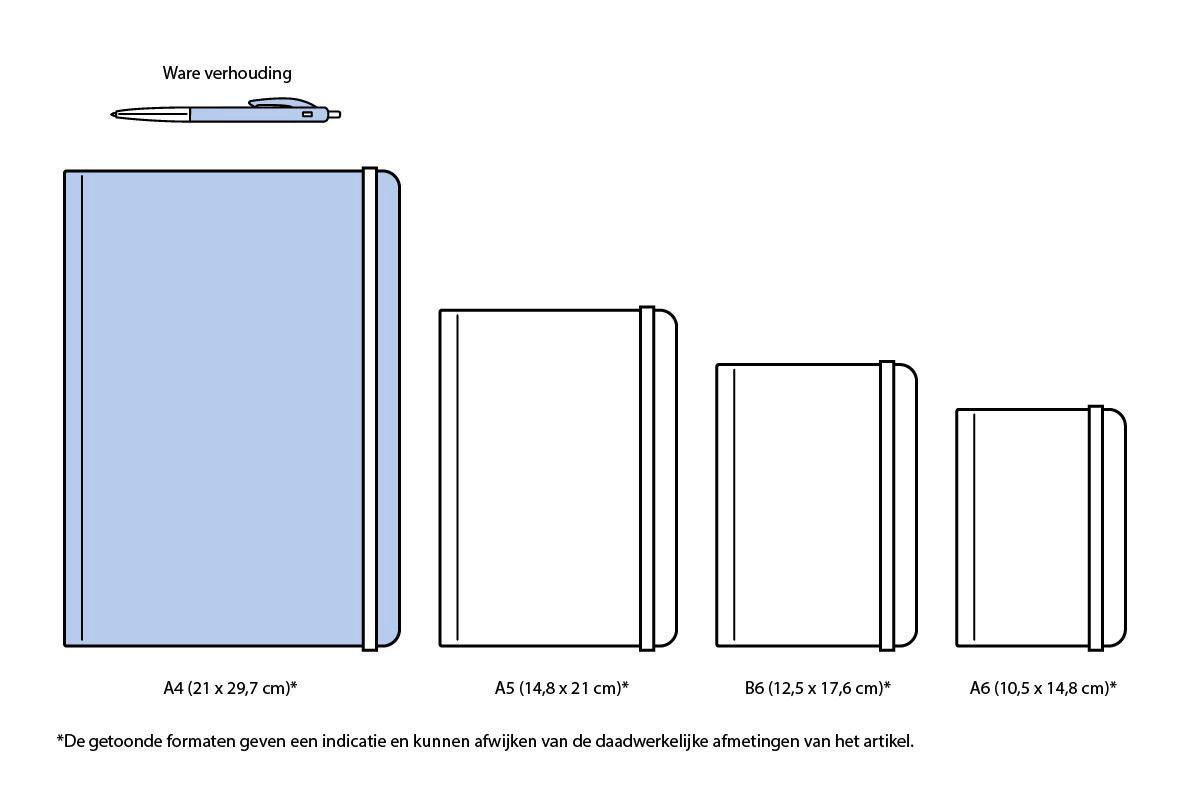 Sigel Notitieboek Conceptum Pure A4 Hardcover Gelinieerd - Grijs