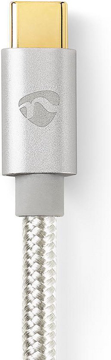 Nedis Usb-kabel - Aluminium - 2.00 M