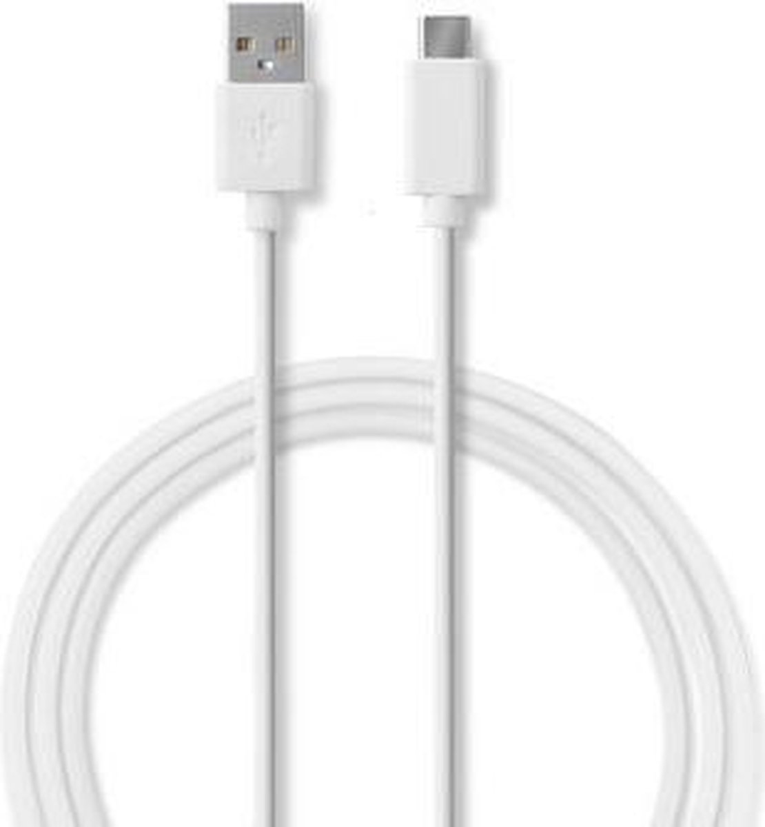Nedis Usb-kabel - Wit - 1.00 M