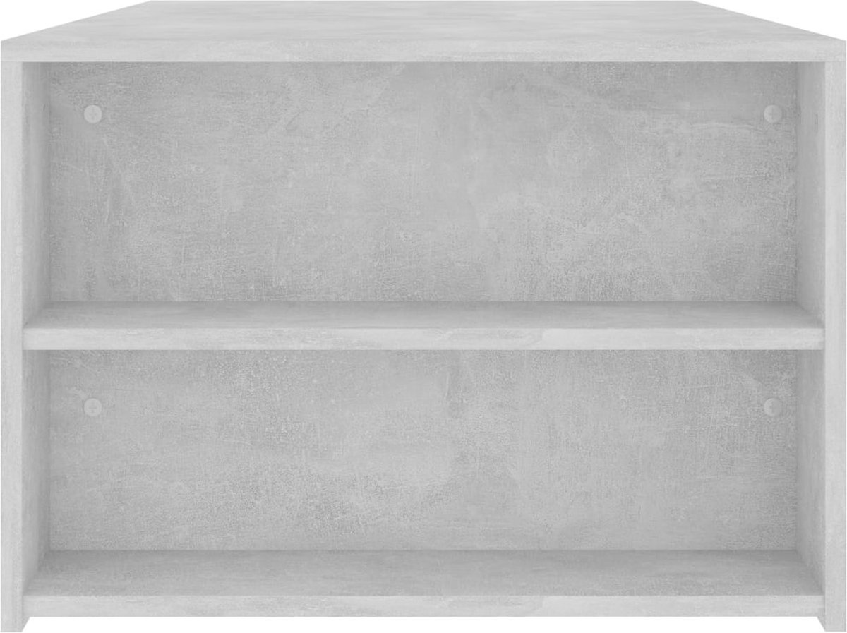 Vidaxl Salontafel 100x60x42 Cm Spaanplaat Beton - Grijs