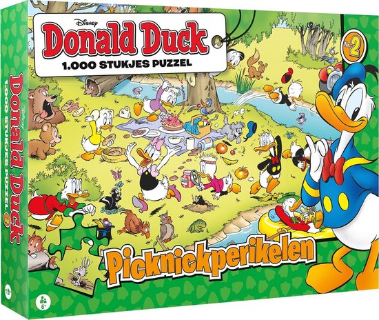 Disney Donald Duck Legpuzzel Picknickperikelen 1000 Stukjes