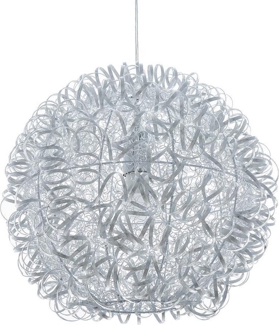 Beliani Malas Hanglamp Aluminium 43 X 43 Cm - Silver