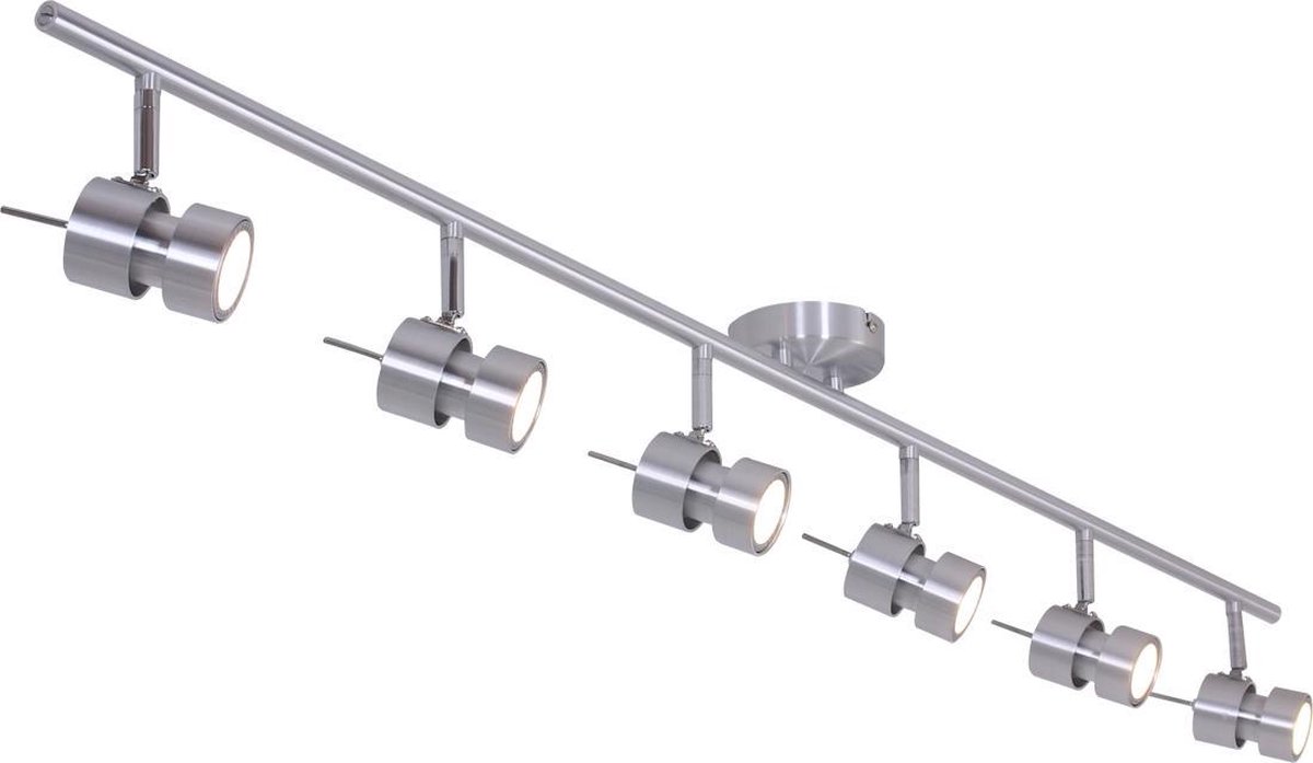 Steinhauer Spot Natasja Led Aluminium 6 Lichts - Silver