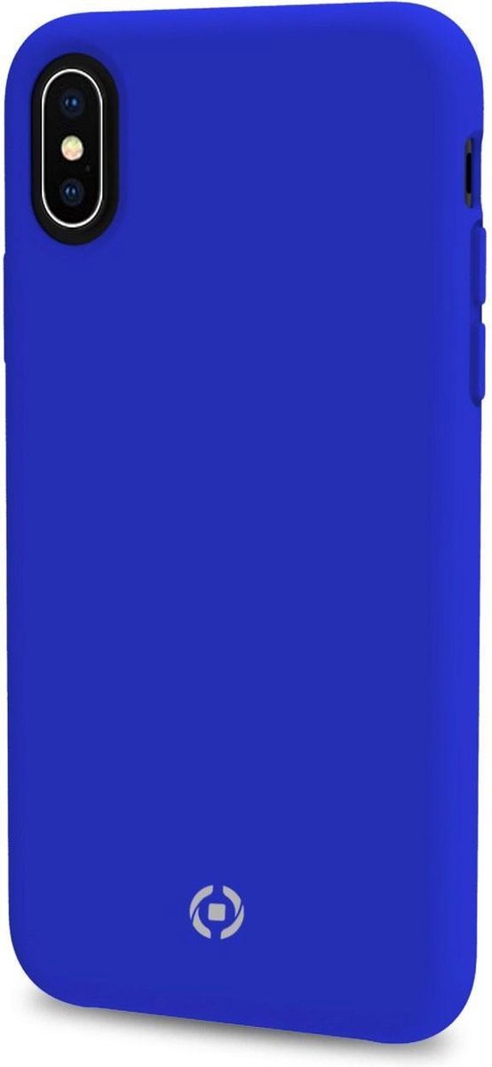 Backcase Voor Iphone X/xs, - Siliconen - Celly Feeling - Blauw