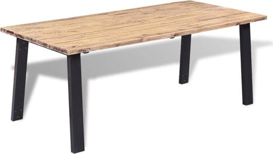 Vidaxl Eettafel 170x90 Cm Massief Acaciahout - Bruin