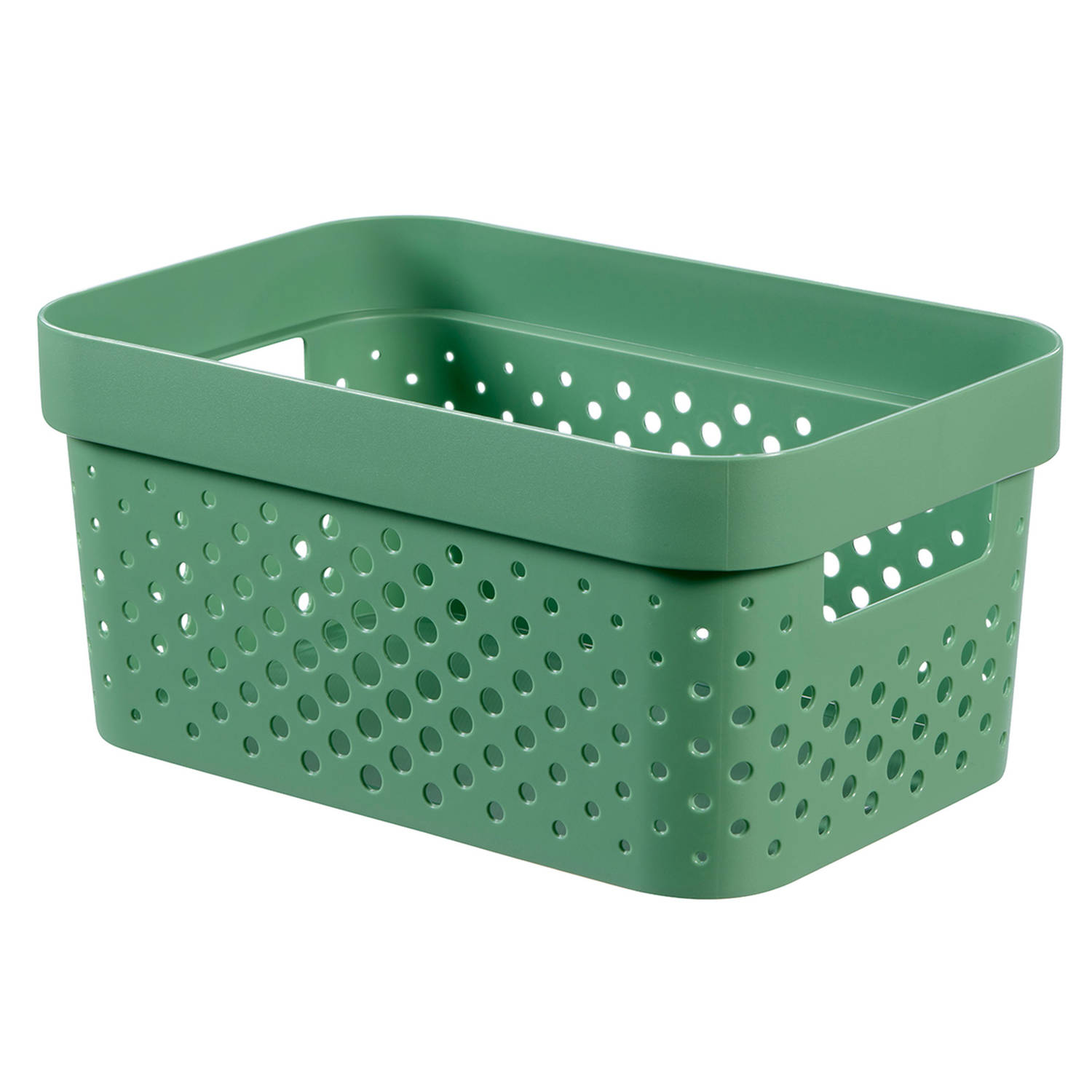 Curver Infinity Dots Opbergbox - 4,5l 100% Recycled - Groen