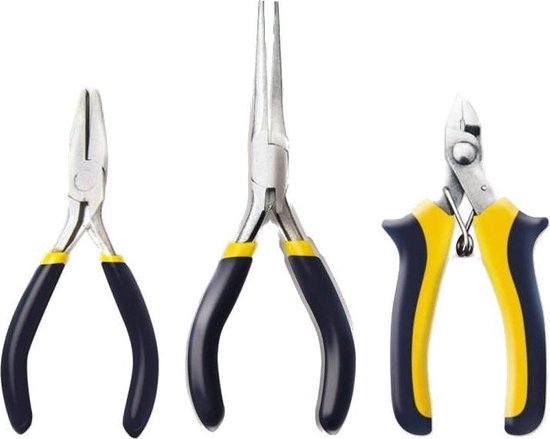 Metal Earth Tangenset 3-delig - Zwart