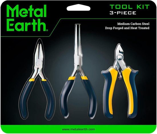 Metal Earth Tangenset 3-delig - Zwart