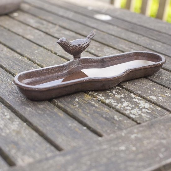 Esschert Design Vogelbadje Gietijzer Br25 - Bruin