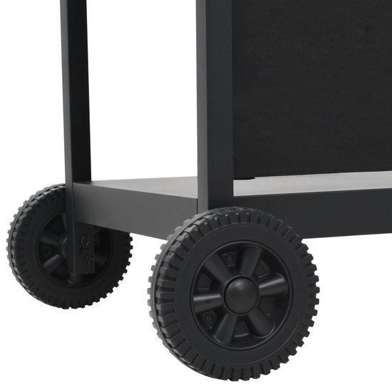 Vidaxl Gasbarbecue Met 6 Kookzones Staal - Zwart