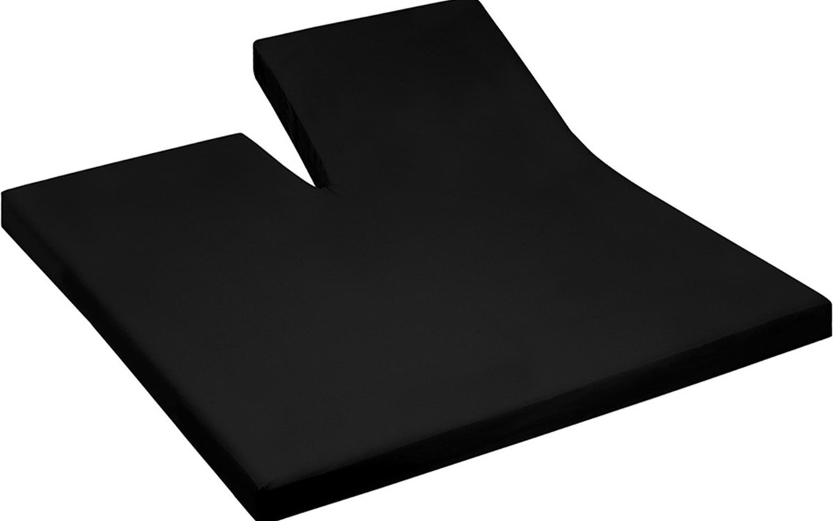 Cinderella Splittopper Hoeslaken Basic Percaline Black-180 X 210 Cm - Zwart