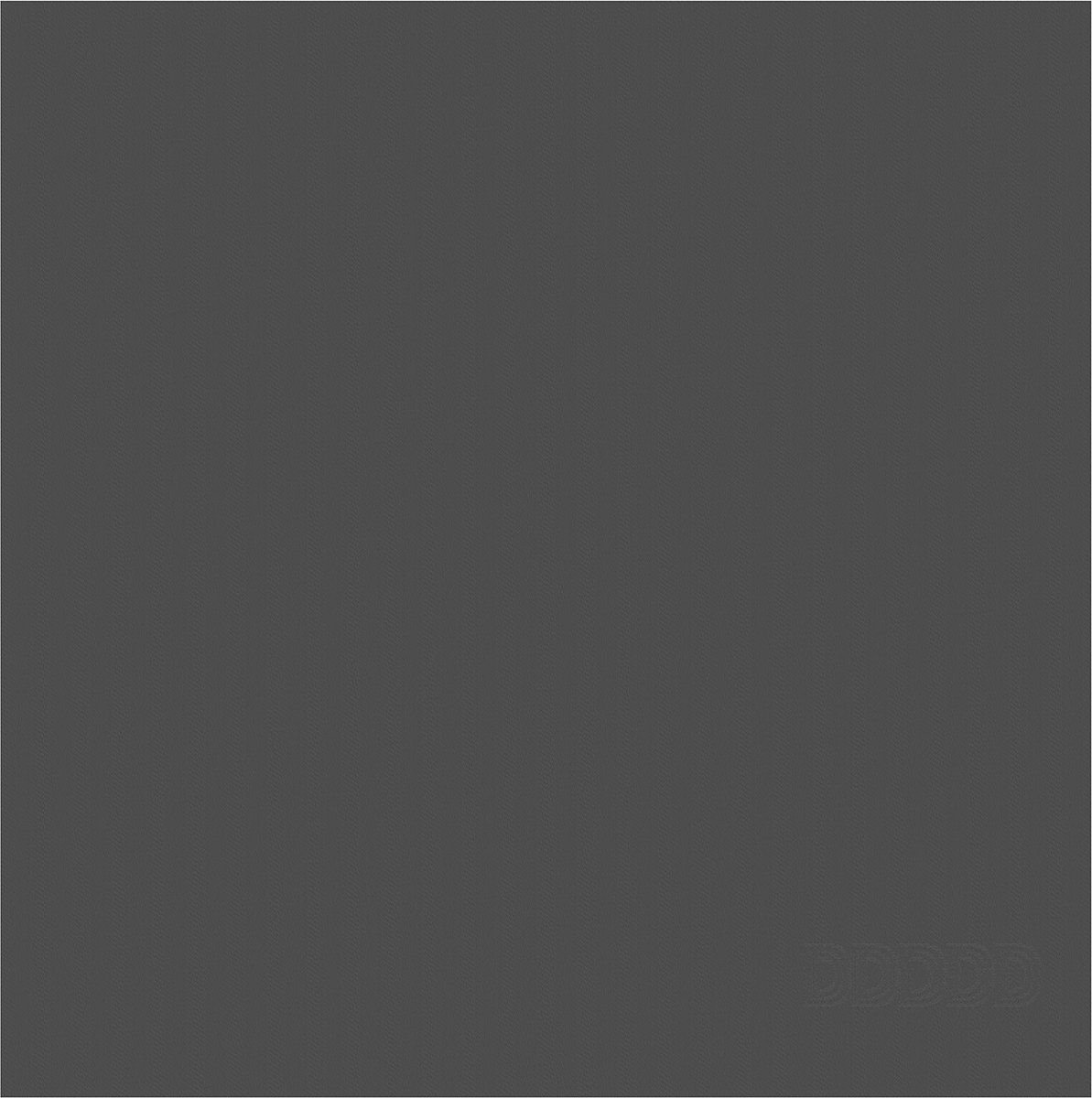 DDDDD Theedoek Logo - 60x65 Cm - Anthracite - 6 Stuks - Grijs