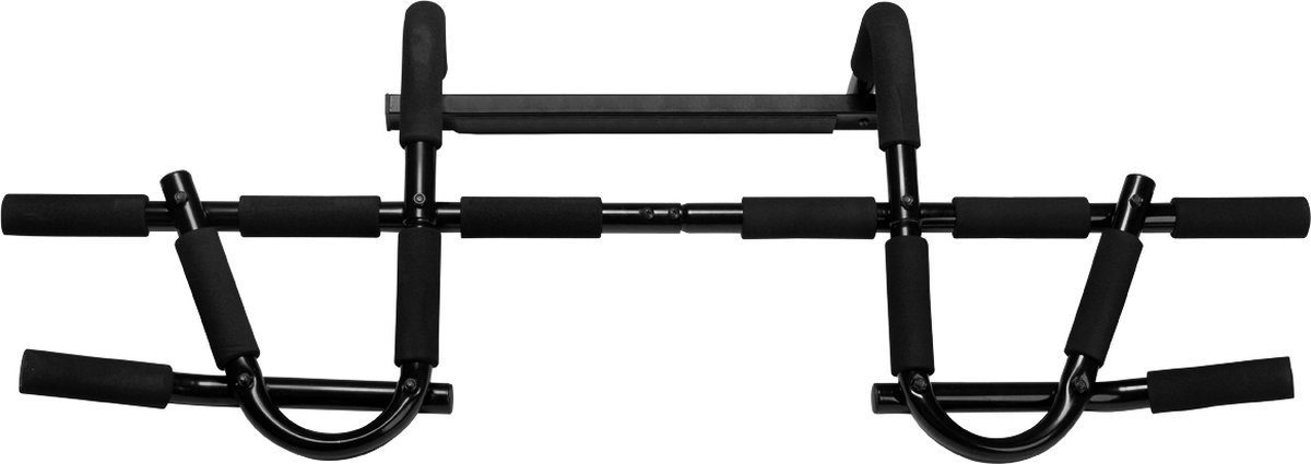 VirtuFit Multifunctionele Optrekstang - Pull Up Bar Deluxe - - Zwart
