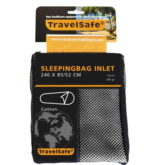 Travelsafe Lakenzak Mummy Katoen Ts0315 - Wit