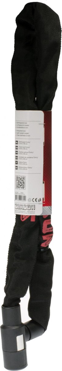 Simson Kettingslot Entry Kettingslot 90 Cm X 6 Mm/rood - Zwart