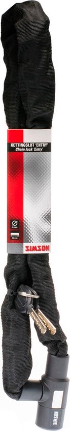 Simson Kettingslot Entry Kettingslot 90 Cm X 6 Mm/rood - Zwart