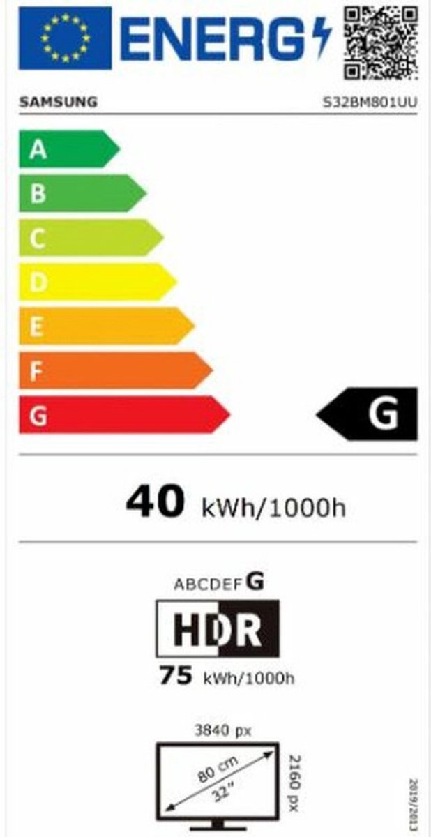 Samsung LS32BM801UUXEN Smart Monitor M8 - Wit