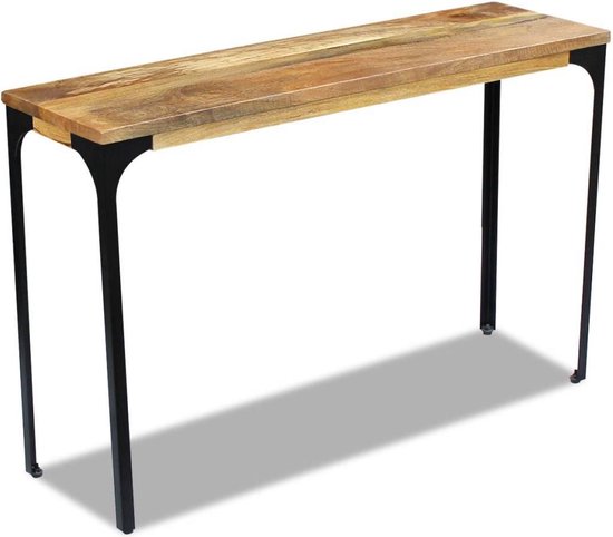 Vidaxl Wandtafel 120x35x76 Cm Mangohout - Bruin