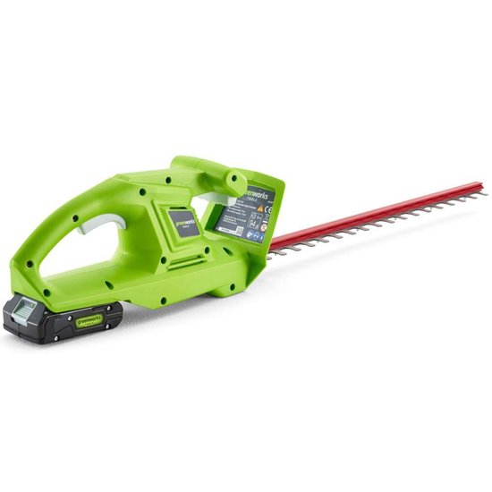 Greenworks Heggenschaarset Met 24 V 2 Ah Accu G24ht54 2201207ua - Groen