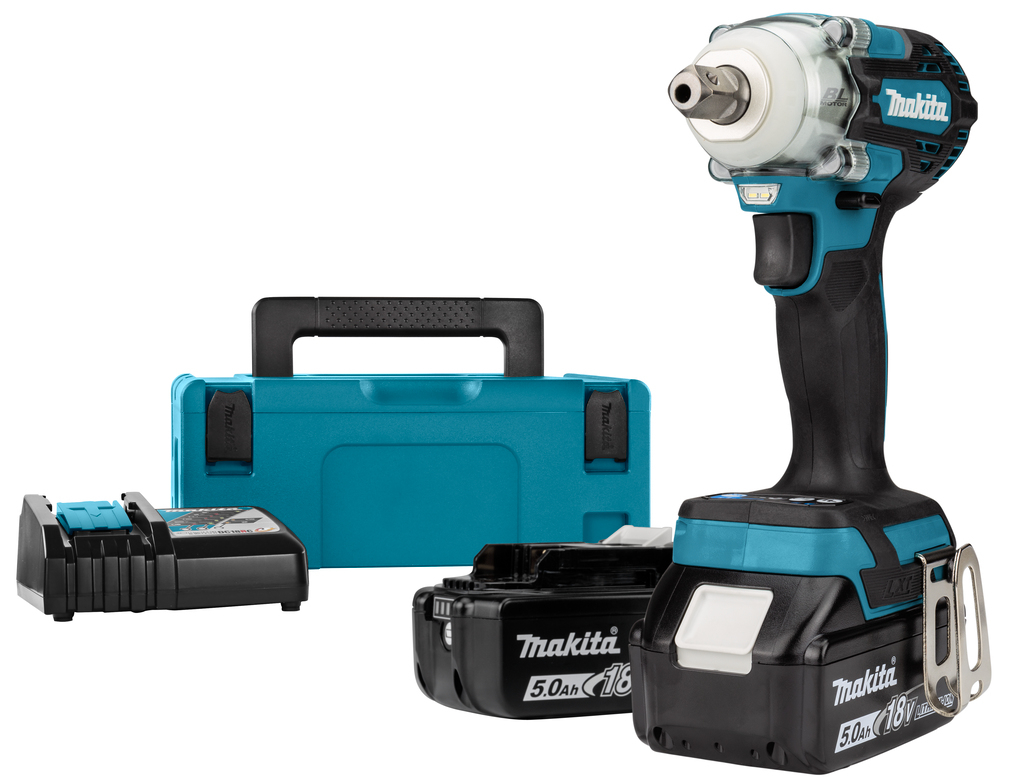 Makita DTW301RTJ | Accu Slagschroevendraaier | SET | 18V | 2 x 5.0 Ah Accu en snellader | In Mbox