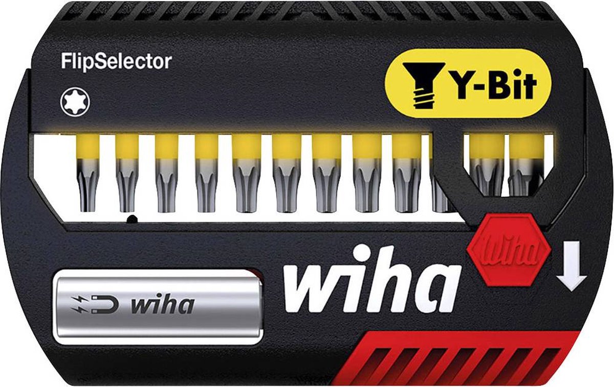 Wiha Bitset FlipSelector Y-bit 25 mm TORX® 14-delig 1/4" C6,3 - 41828