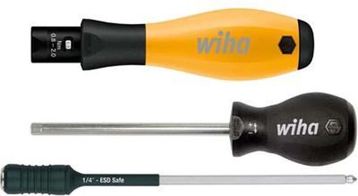 Wiha Momentschroevendraaier TorqueVario®-S ESD | variabel instelbare momentbegrenzing | 0,4 - 1 Nm | 6% - 26629