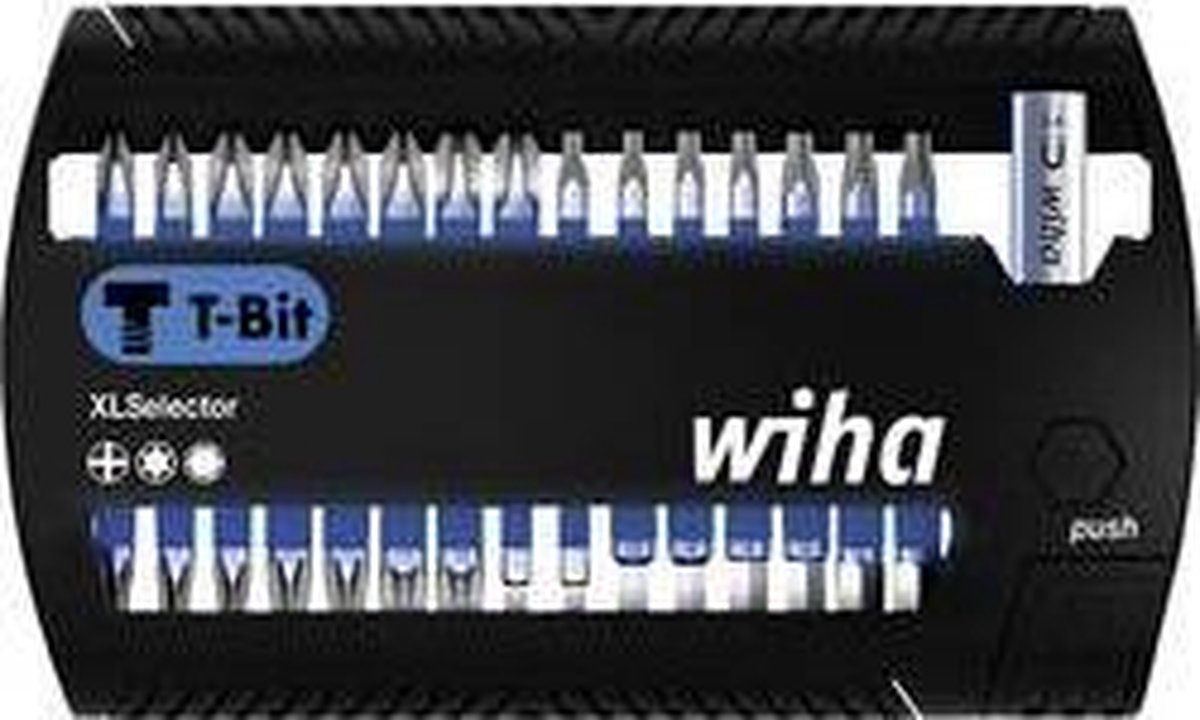 Wiha Bitset XLSelector T-bit 25 mm Phillips, TORX®, zeskant 32-delig 1/4" C6,3 - 41830